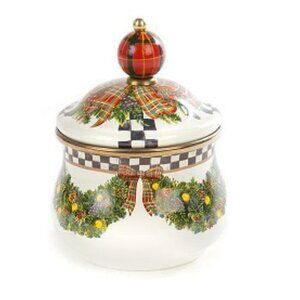 MacKenzie-Childs Evergreen Lidded Sugar Bowl